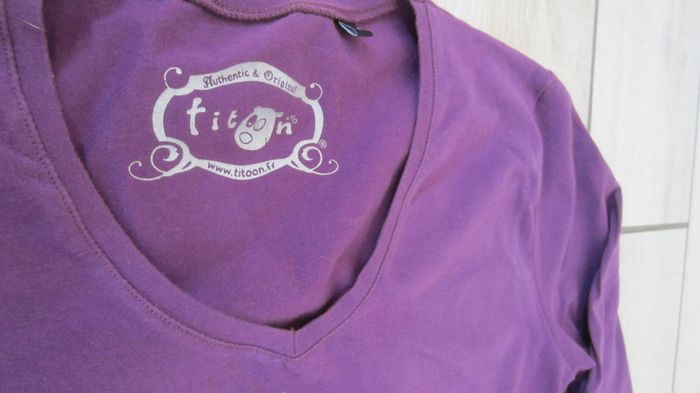 Tee shirt manches longues maternité - photo numéro 3