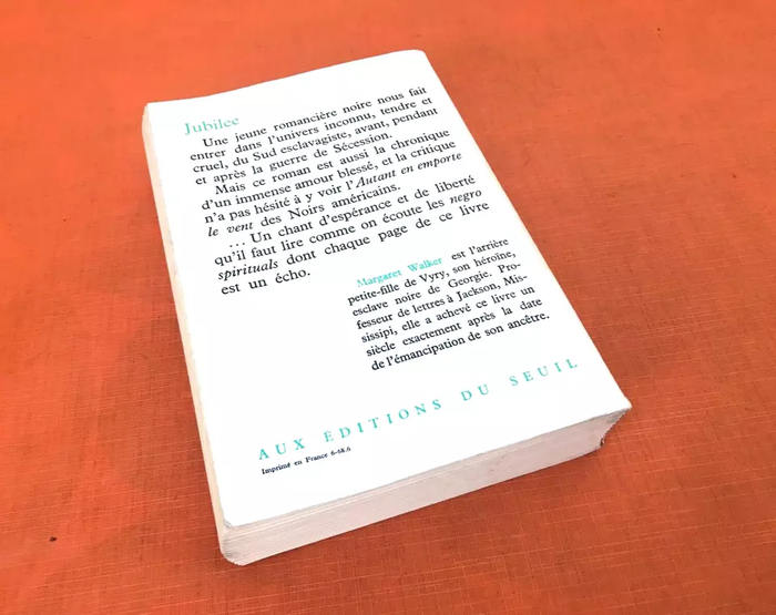 Margaret Walker Jubilee (1968) Aux Editions Du Seuil - photo numéro 4