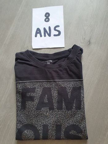 Maillot t-shirt 8ans garçon