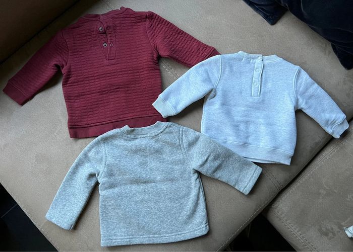 Lot 3 sweats 6 mois Orchestra Kiabi - photo numéro 2