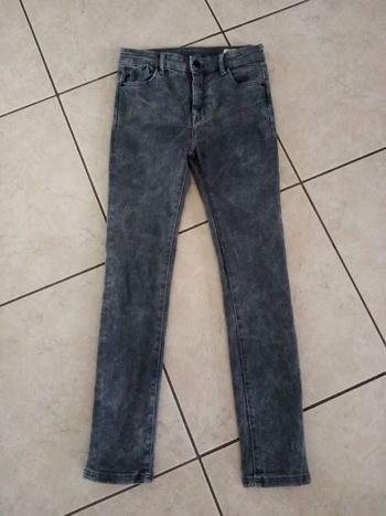 jean skinny gris tao tape à l'oeil XXS = 12/13ans