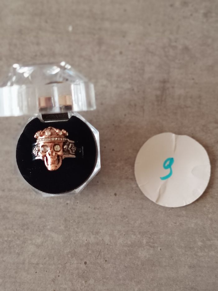 Bague homme tête de mort