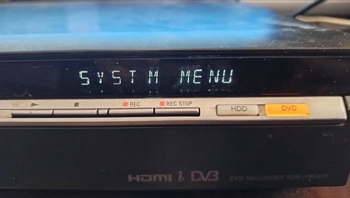 Lecteur Graveur DVD enregistreur SONY RDR-HXD870 Disque dur 160GO HDMI avec télécommande - photo numéro 4