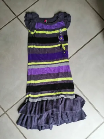 Robe rayée