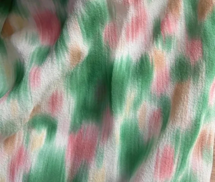 Bel air combinaison en soie , verte imprimé multicolore modèle Augustine femme taille 2/38 - photo numéro 4