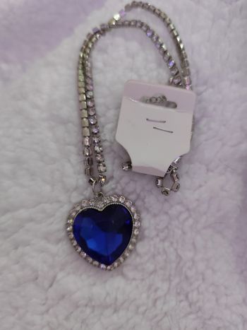 Collier coeur de l'océan inspiré du film titanic