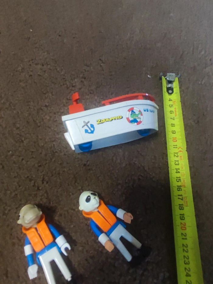lot barque + 2 personnages zooland - photo numéro 7