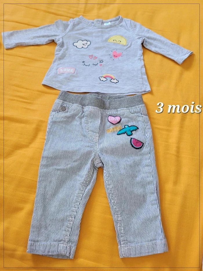 Joli ensemble 3 mois Tex