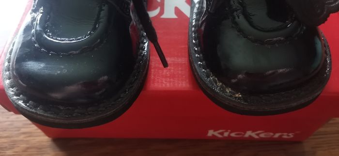 Kickers vernis noir fille - photo numéro 3
