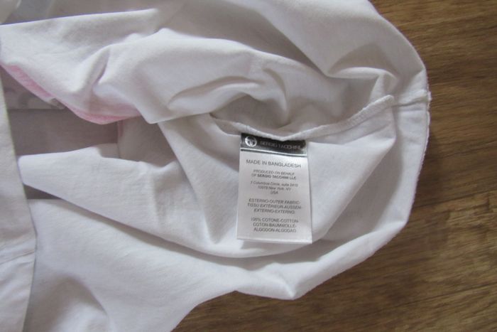 TEE SHIRT MC BLANC "SERGIO TACCHINI" - TAILLE XS - n°14 - photo numéro 3