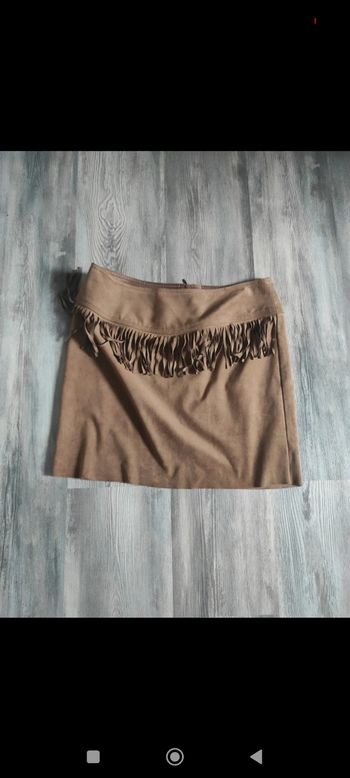 Jupe Camaïeu femme à franges