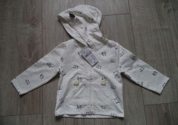 Veste à capuche 18 mois