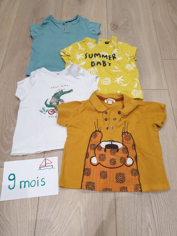 T-shirts garçon 9mois
