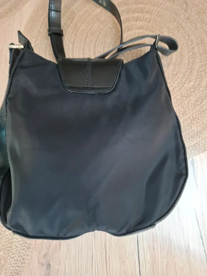 Sac Thierry Mugler noir vintage – Étoile métallique – Bandoulière - photo numéro 7