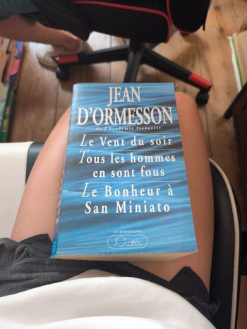 Le vent du soir - Jean d'Ormesson