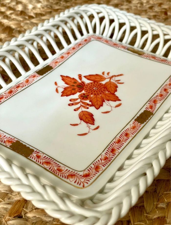 Plat en porcelaine HEREND - photo numéro 4