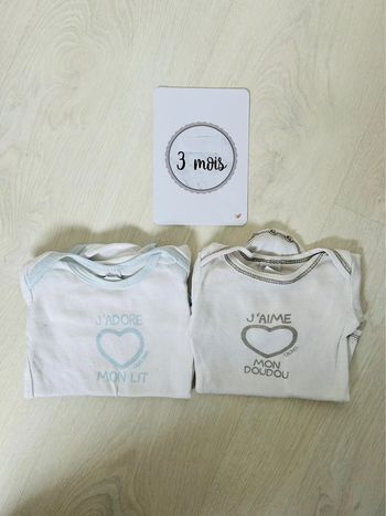 Lot bodies manches longues