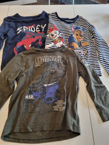 3 polos manches longues