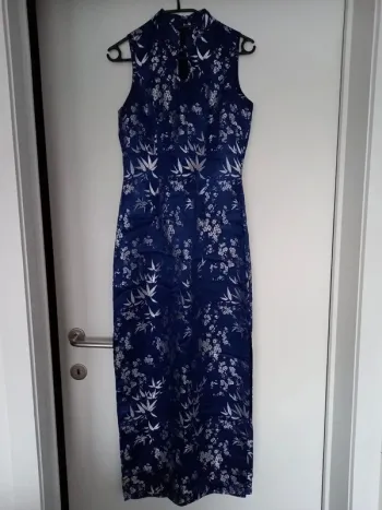 Magnifique robe longue japonisante