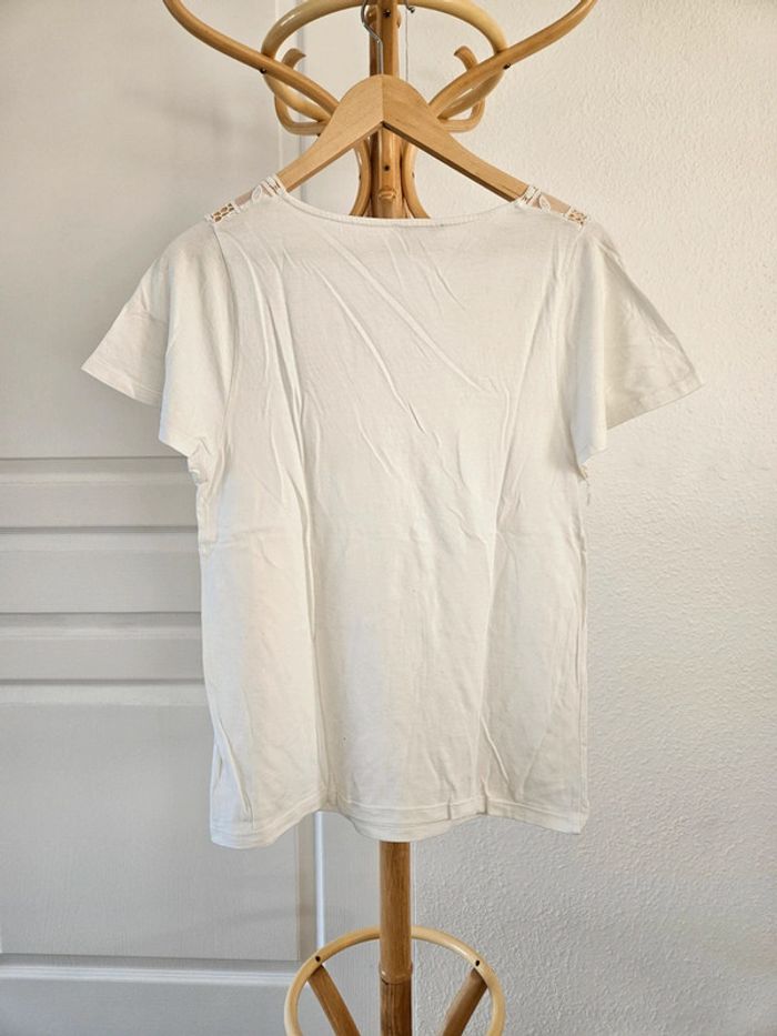 Tee-shirt blanc taille 34 Creeks neuf - photo numéro 5