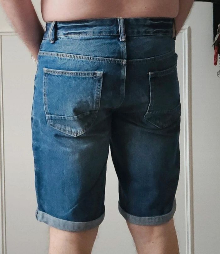 Short jean bleu - photo numéro 2
