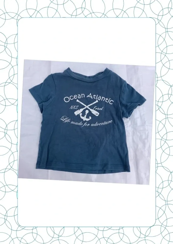 Tee shirt manches courtes 12 mois Noukie's