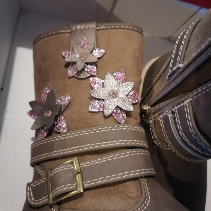 Bottes marrons pour fille - photo numéro 4