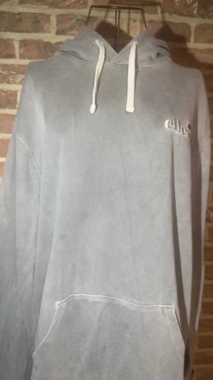 Sweat à capuche gris foncé Ellesse - photo numéro 3