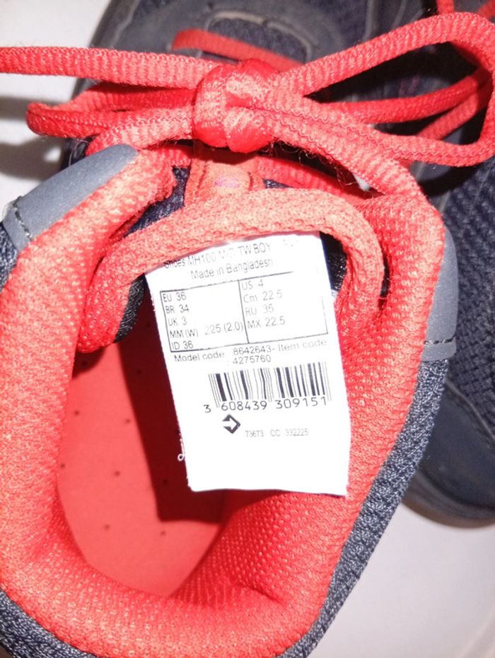 Chaussures de randonnée enfant avec lacets MH100 - photo numéro 5