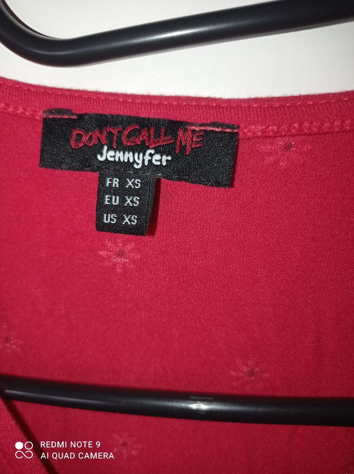 Robe rouge coeur croisé, Jennyfer, taille XS (34) - photo numéro 7