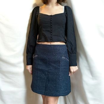 Jupe habillée pailletée Camaïeu