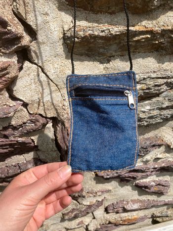 Pochette bandoulière jean