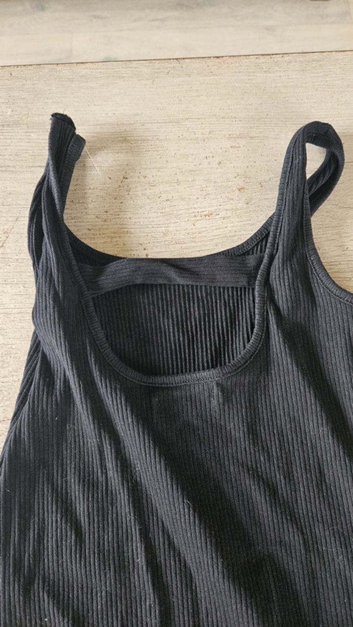 Robe noir moulante, cotellée, à bretelles, LH, 14 ans - photo numéro 7