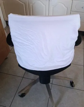 Drap housse de lit blanc bébé