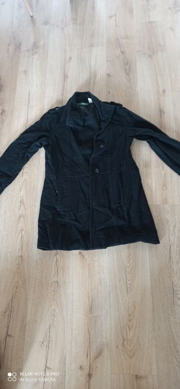 Manteau noir t 44