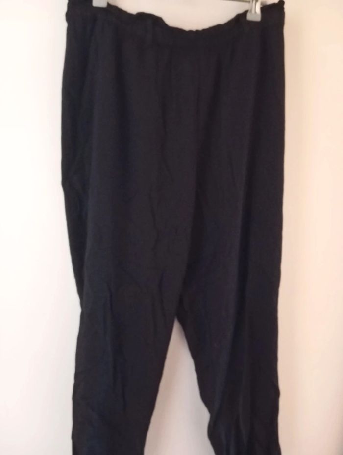 Pantalon fluide léger noir femme taille 42