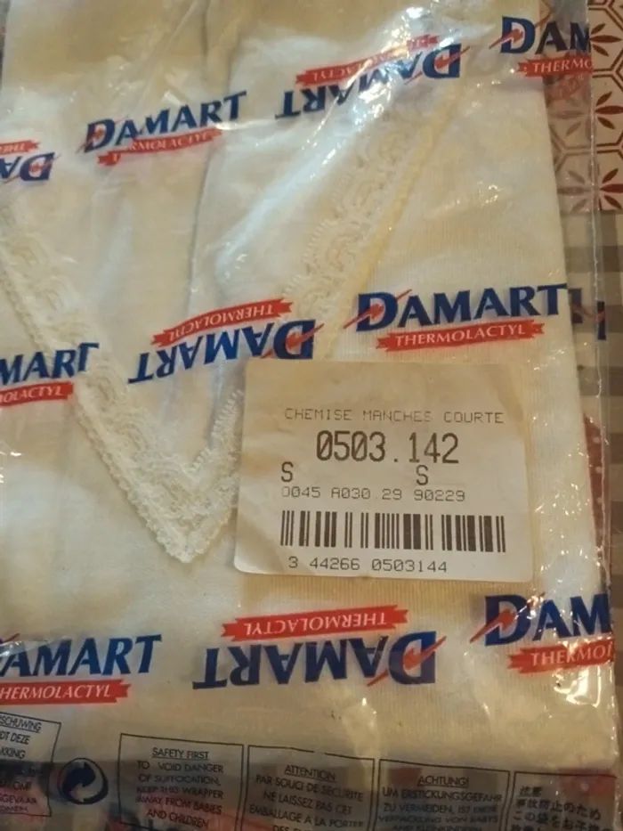 Chemise femme manches courtes Damart taille S 36 38 - photo numéro 3