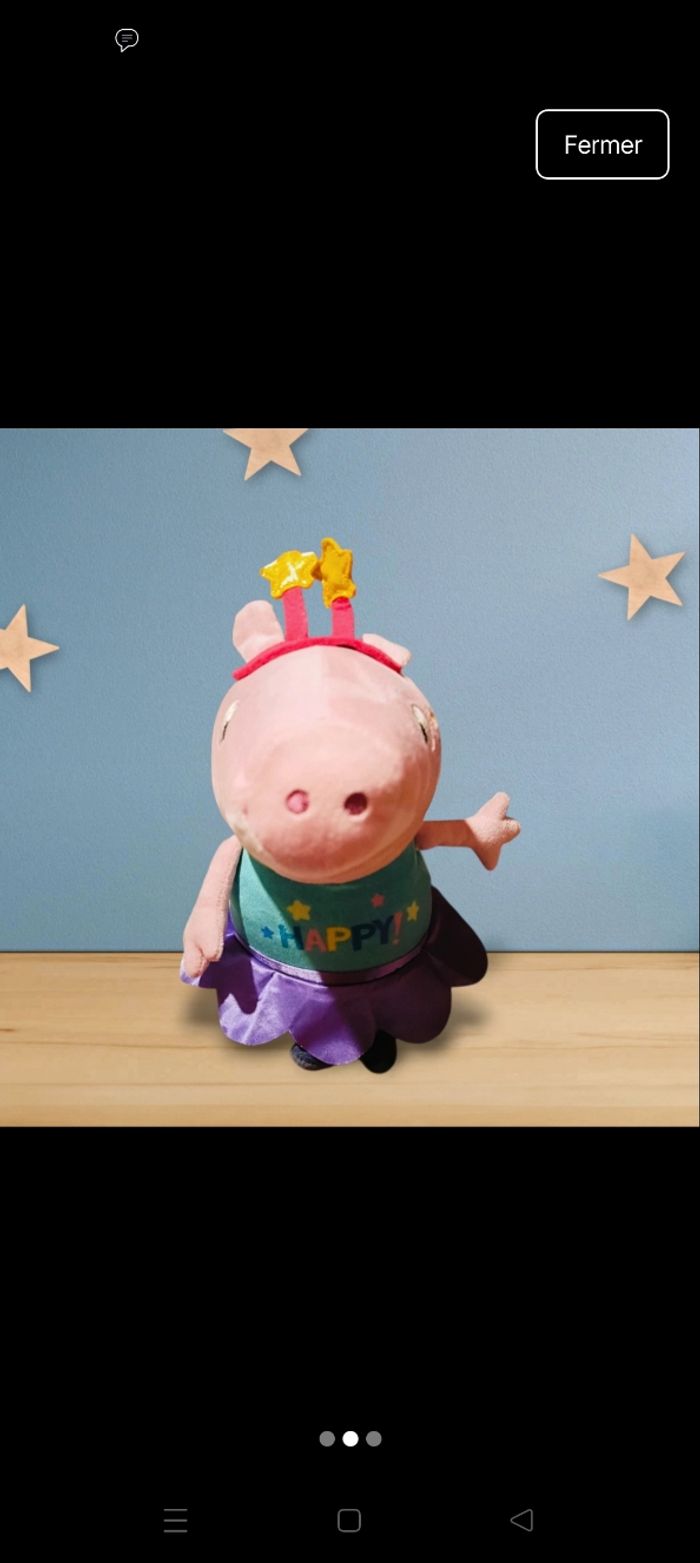 Peluche Peppa pig - photo numéro 3