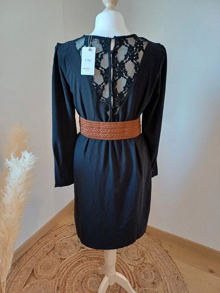 Robe noire fluide chic neuve Akoz de toi taille S 36 - photo numéro 6