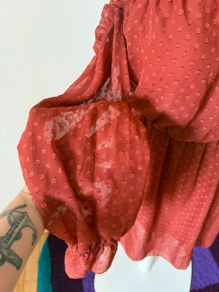 Robe d’été en bon état rouge taille S - photo numéro 4