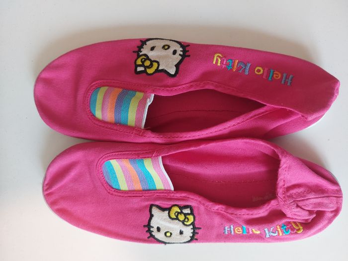 chaussons rythmique danse hello kitty rose 37