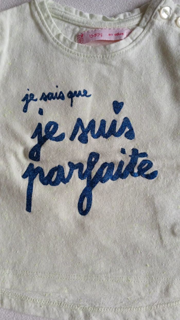 Lot 3 tee-shirts fille 3 mois - photo numéro 3