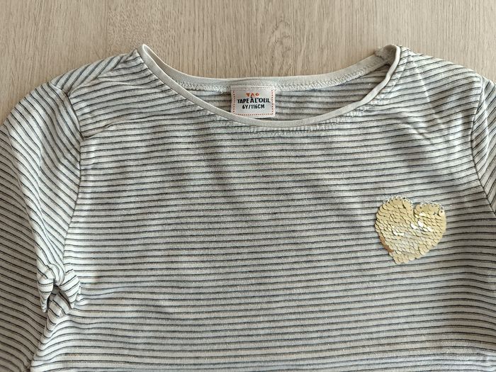 T-shirt longues manches fille Tape à l'oeil 6ans - photo numéro 2