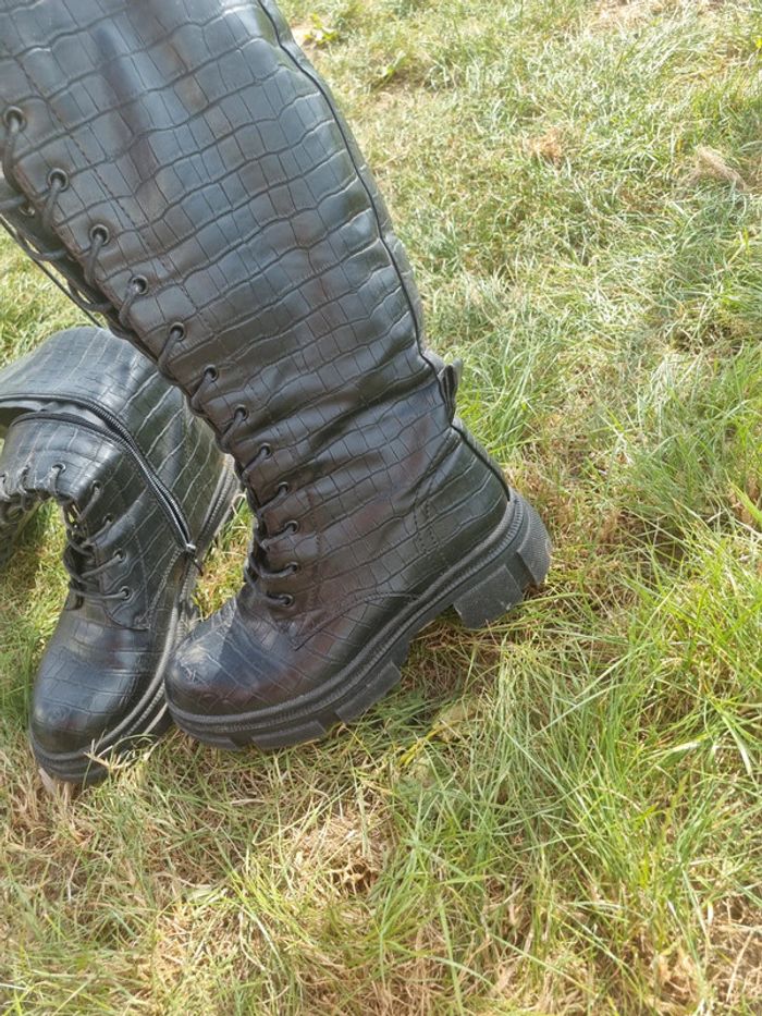 Botte imprimé croco - photo numéro 2