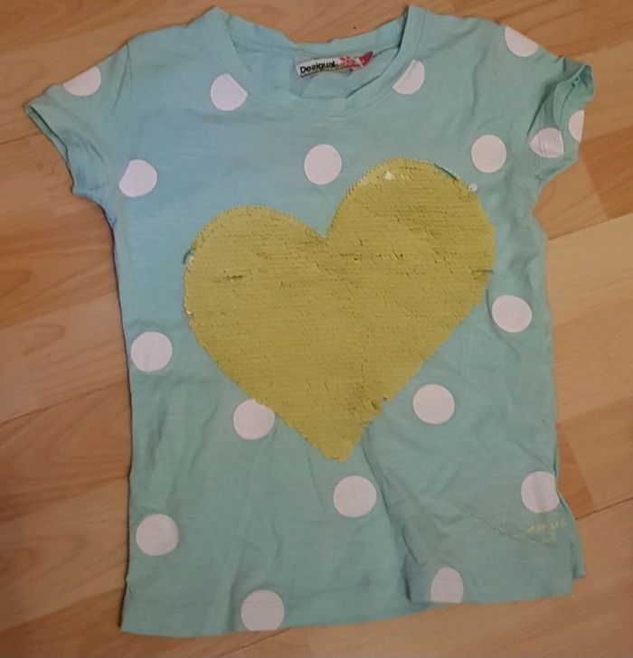 Tee shirt fille 7/8 ans desigual