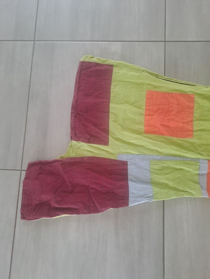 Tunique original Asymétrique Multicolore Taille M - photo numéro 3