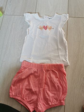 Ensemble t-shirt + short