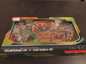 📦 Coffret Pokémon Collection Spéciale Félinferno EX & Torterra EX – Neuf & Scellé 🔥🌿
