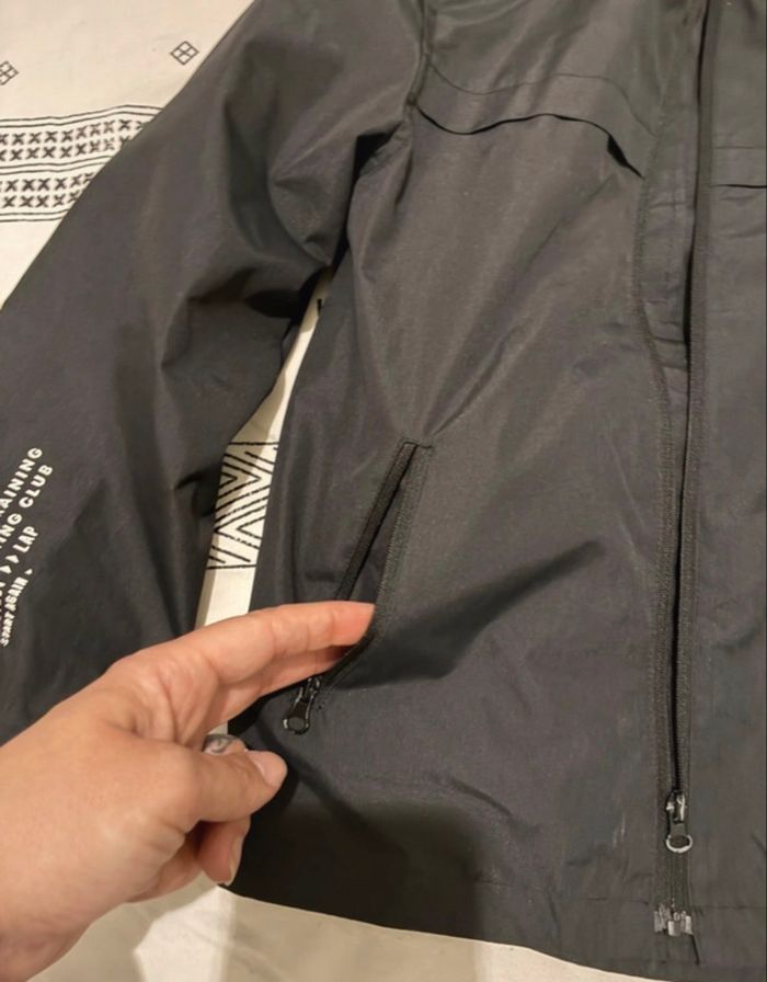 Coupe vent imperméable à capuche noir Kiabi 8ans - photo numéro 5