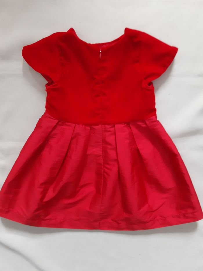 robe de fête rouge - Noël / Réveillon - 24 mois - photo numéro 6